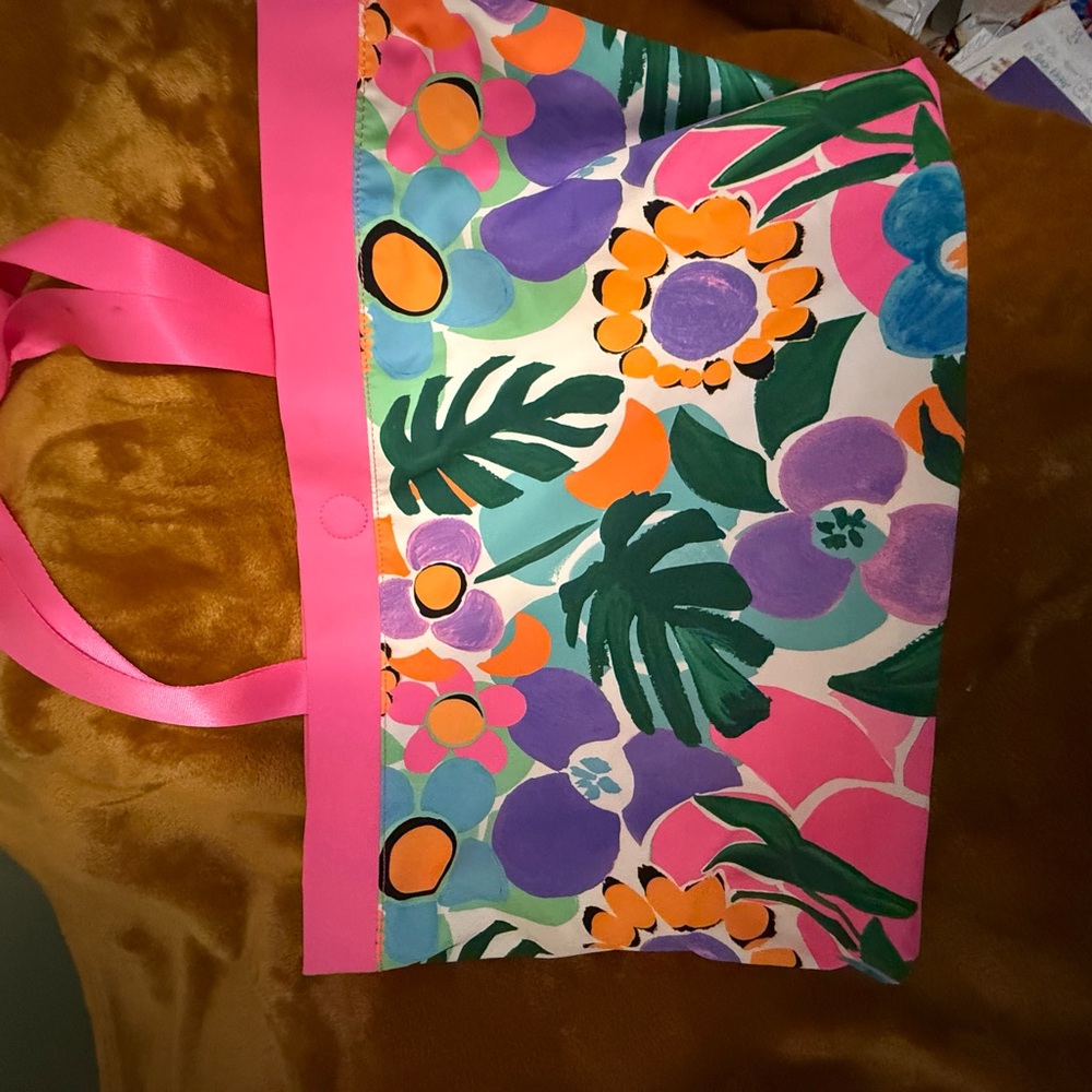 Floral Pink Tote Bag